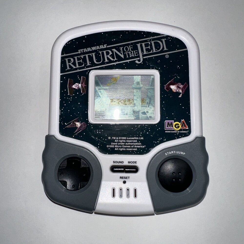 1995 Return of the Jedi Star Wars Handheld Electronic Game Micro Games - Working